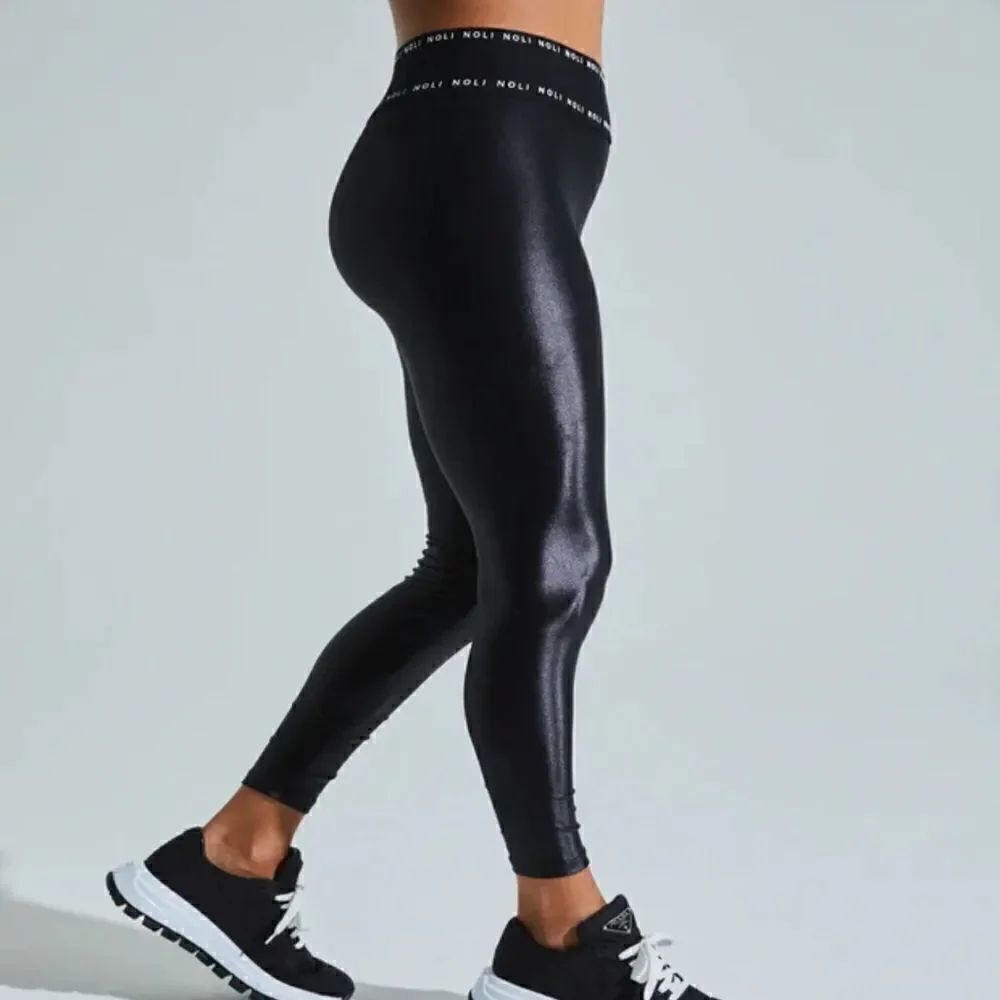 NEW Noli MVP Liquid Leggings Gloss Black Women’s XL
